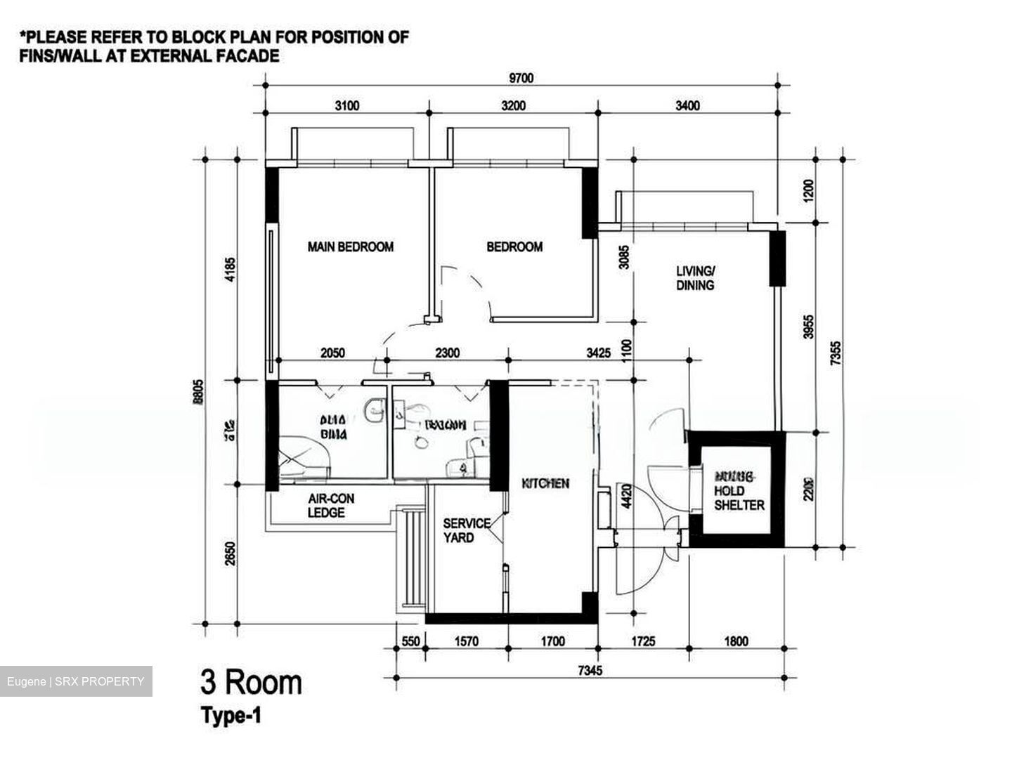 Blk 113B Alkaff Oasis (Toa Payoh), HDB 3 Rooms #588866151